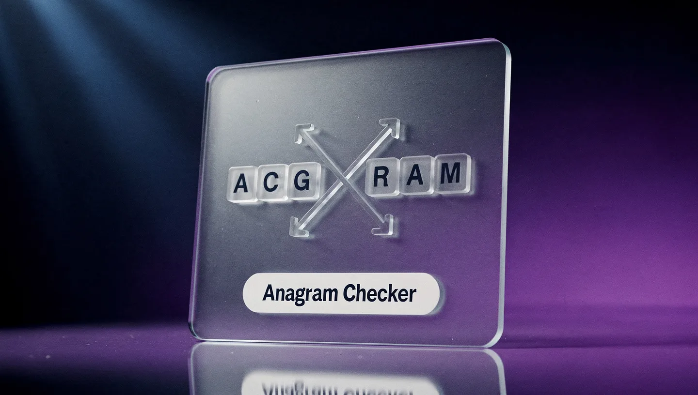 Anagram Checker