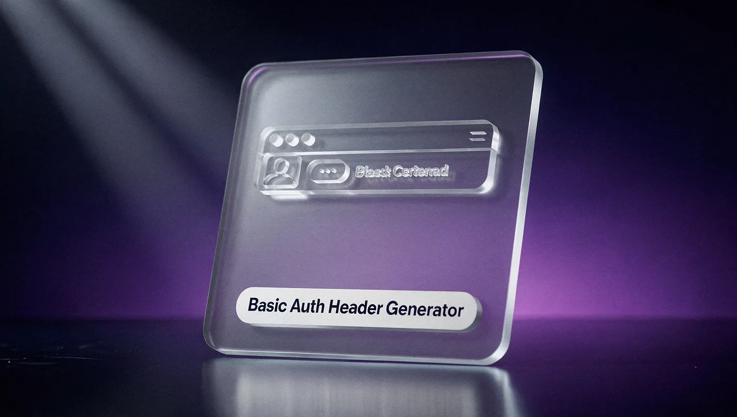 Basic Auth Header Generator