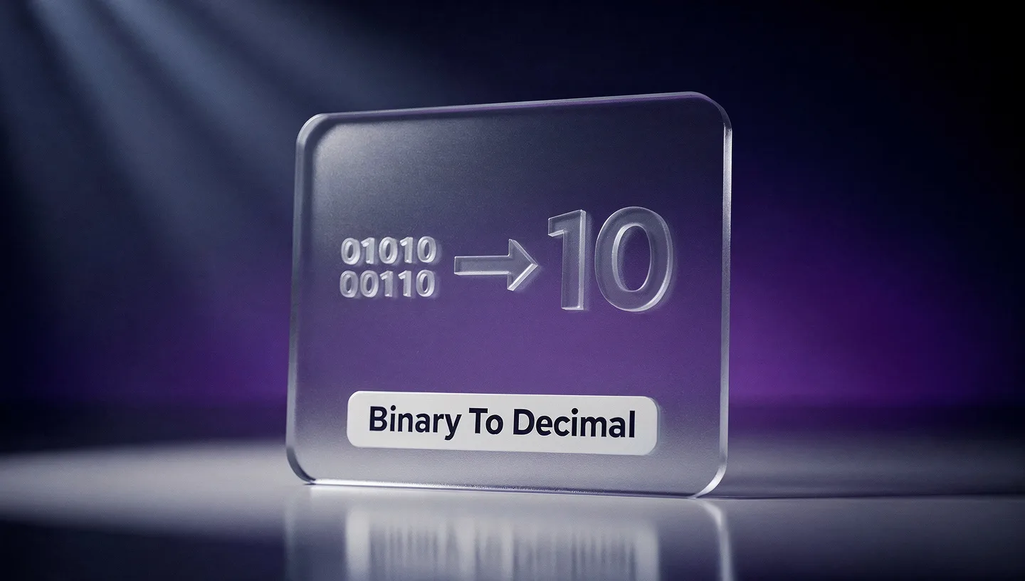 Binary to Decimal