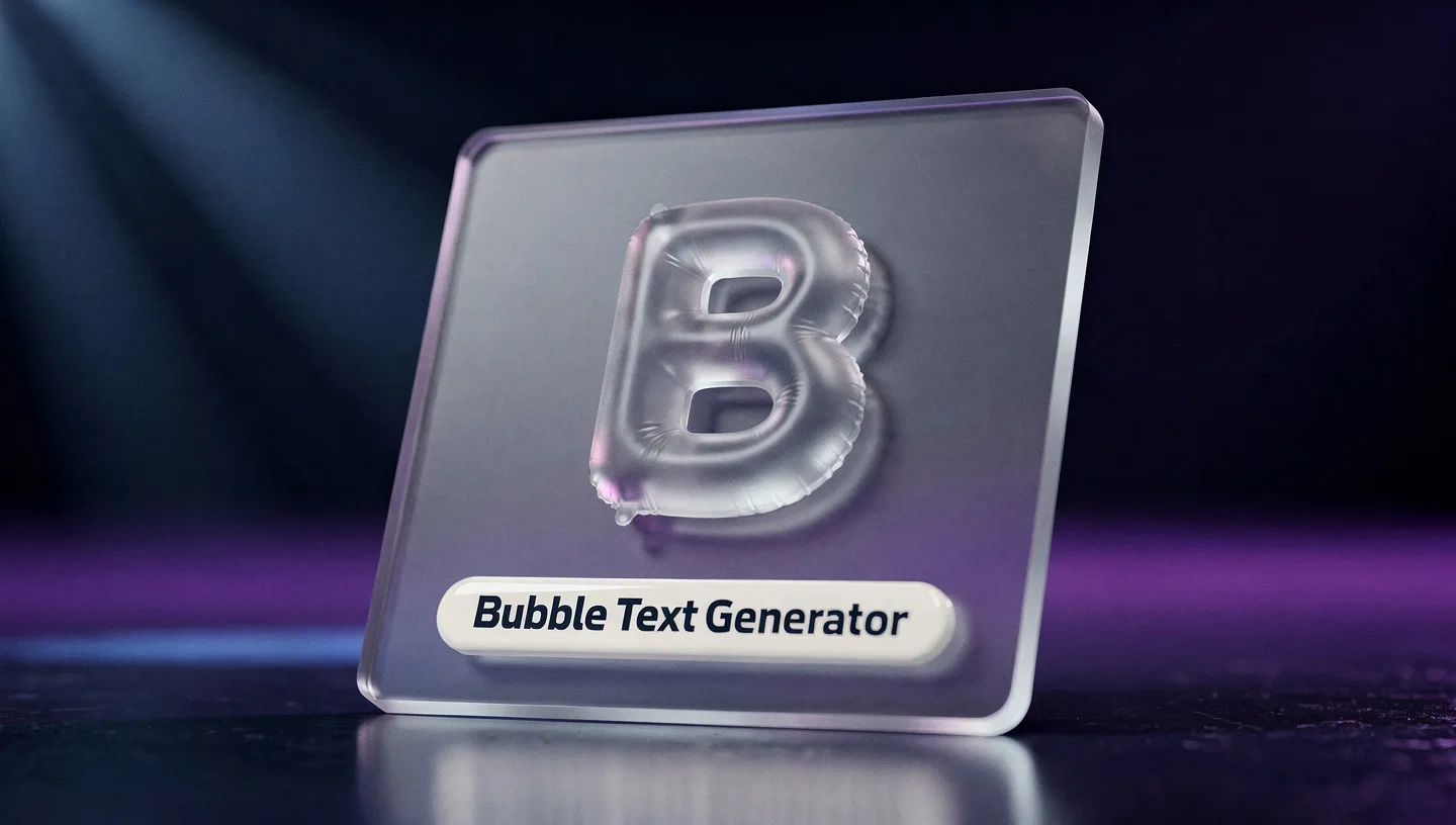 Bubble Text Generator