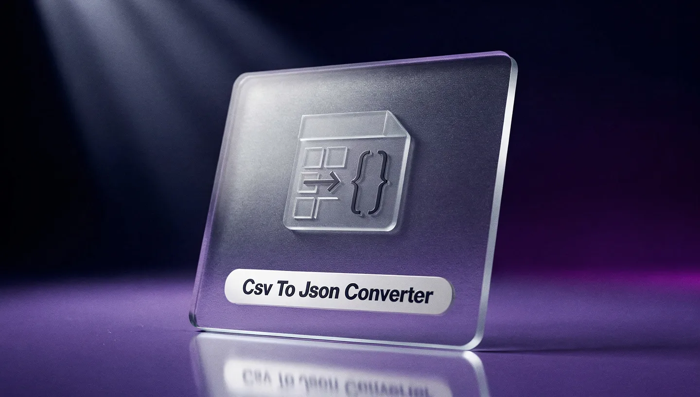 CSV to JSON Converter