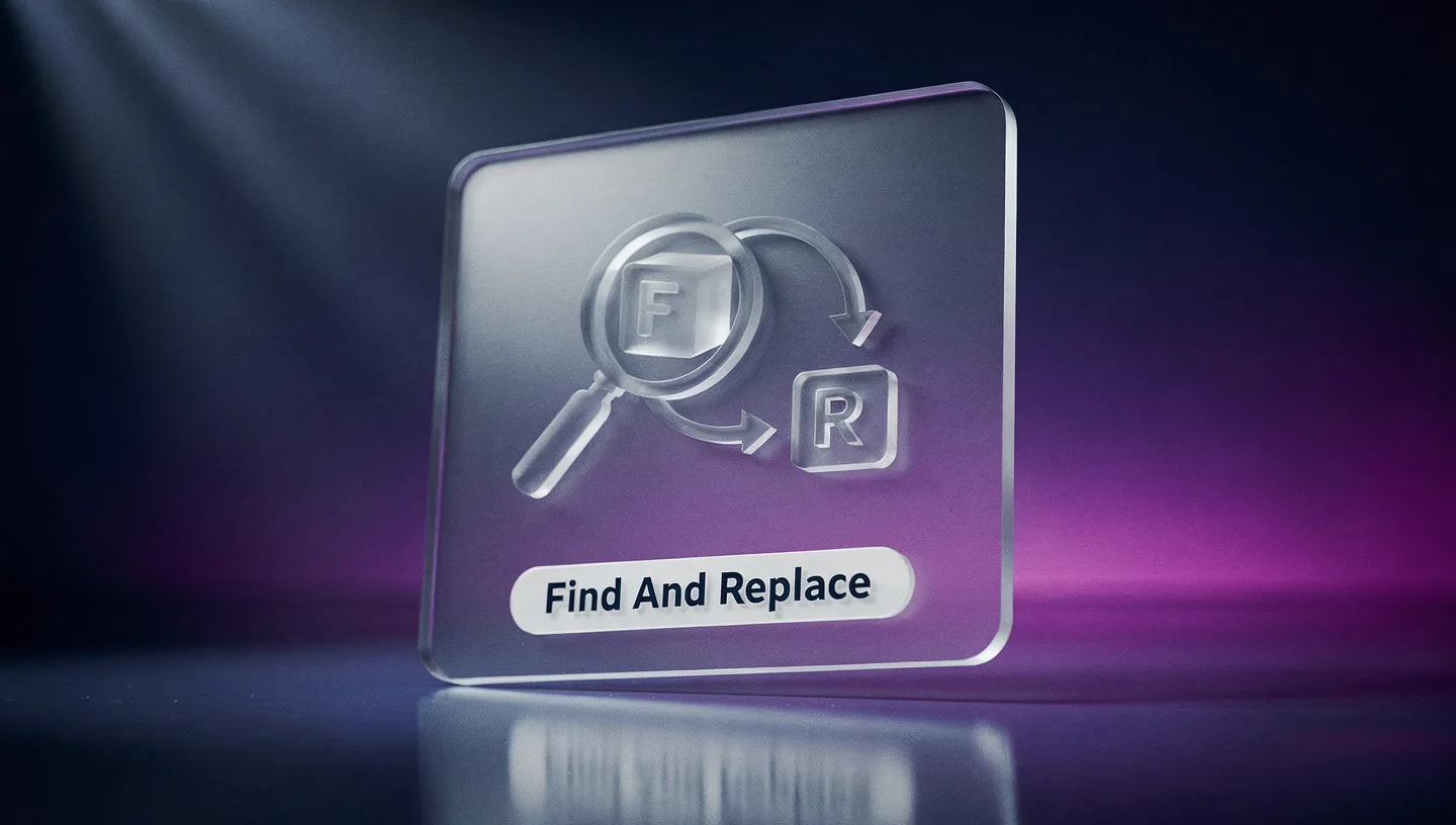 Find and Replace