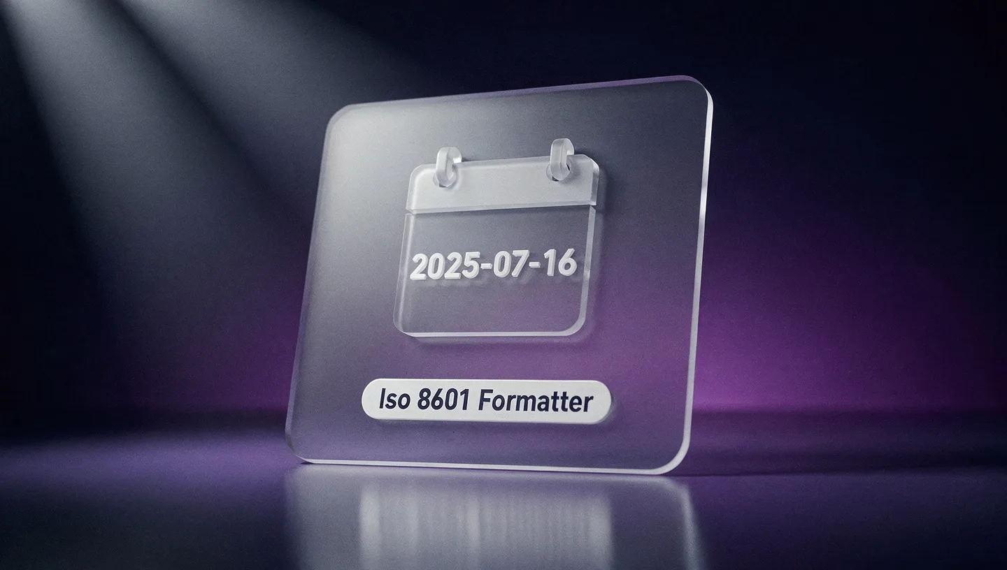 ISO 8601 Formatter