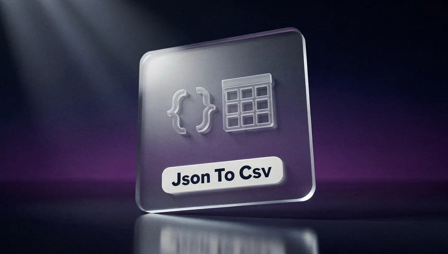 JSON to CSV Converter