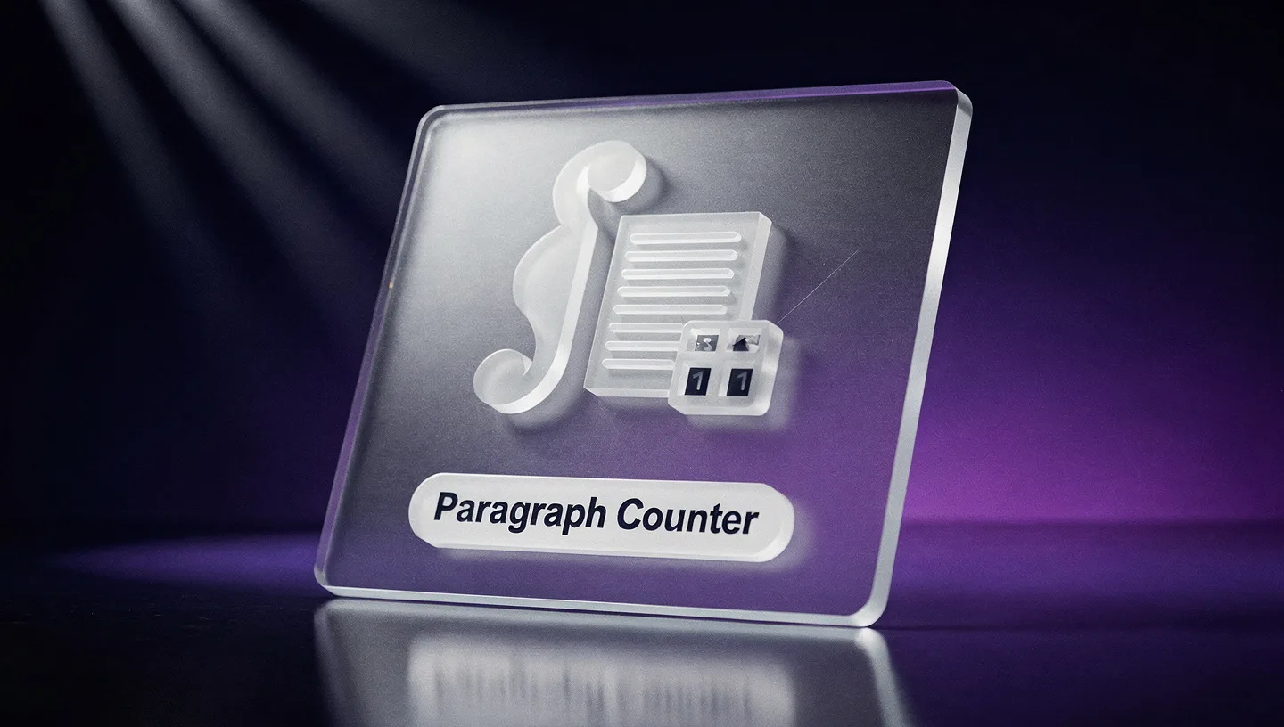 Paragraph Counter
