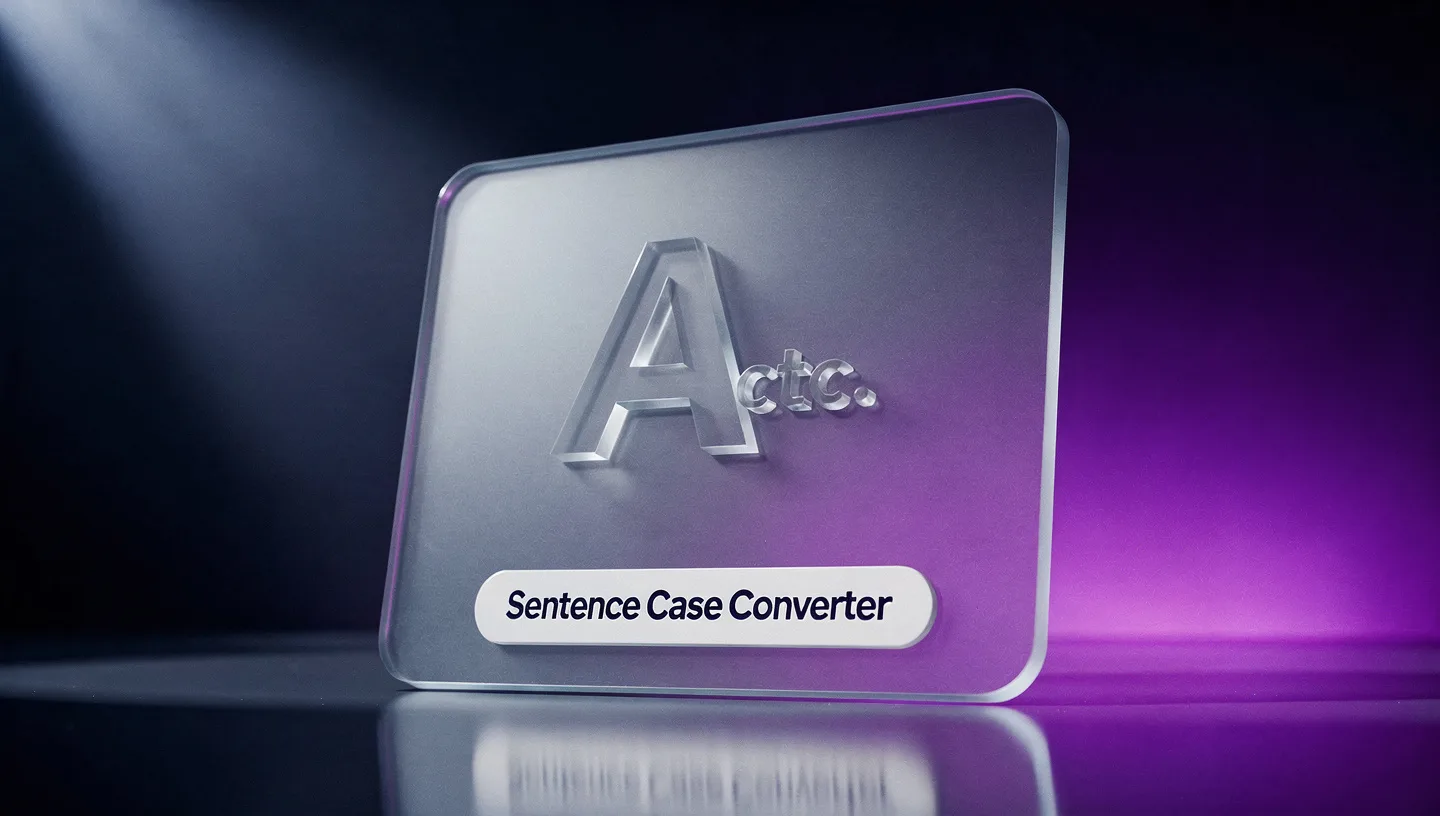 Sentence Case Converter