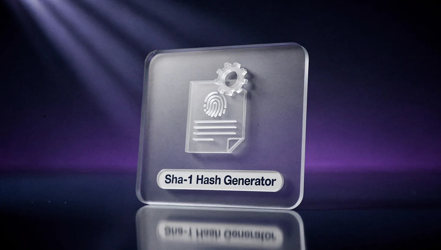 SHA-1 Hash Generator