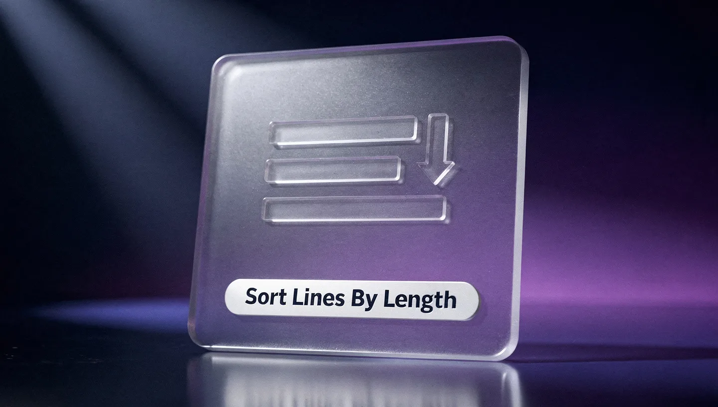 Sort Lines by Length