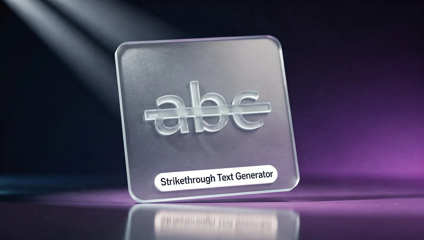 Strikethrough Text Generator