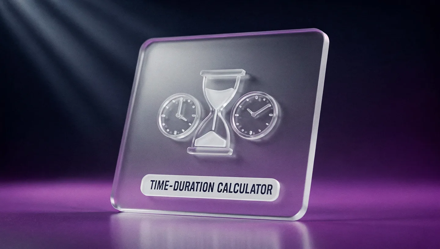 Time Duration Calculator