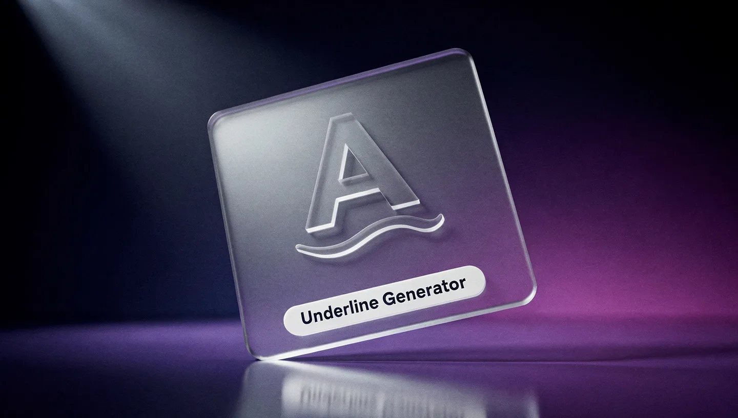 Fancy Underline Generator